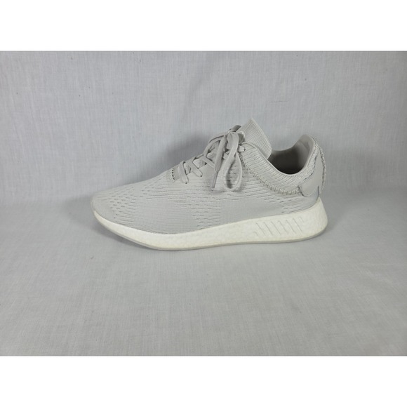 adidas Wings + Horns NMD R2 Primeknit BB3118 Men Size US 12.5 Gray White - Picture 4 of 8